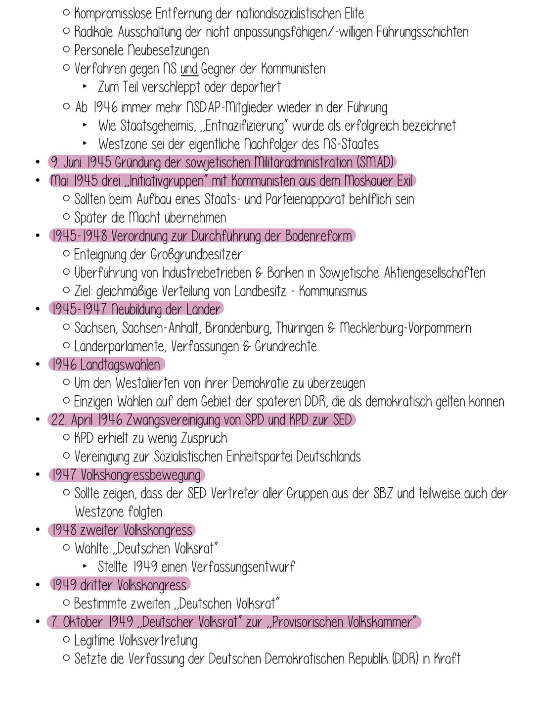 Das Ende des zweiten Weltkriegs
bedingungslose Kapitulation Deutschlands am 8. Mai 1945
,,Erklärung in Anbetracht der Niederlage Deutschland