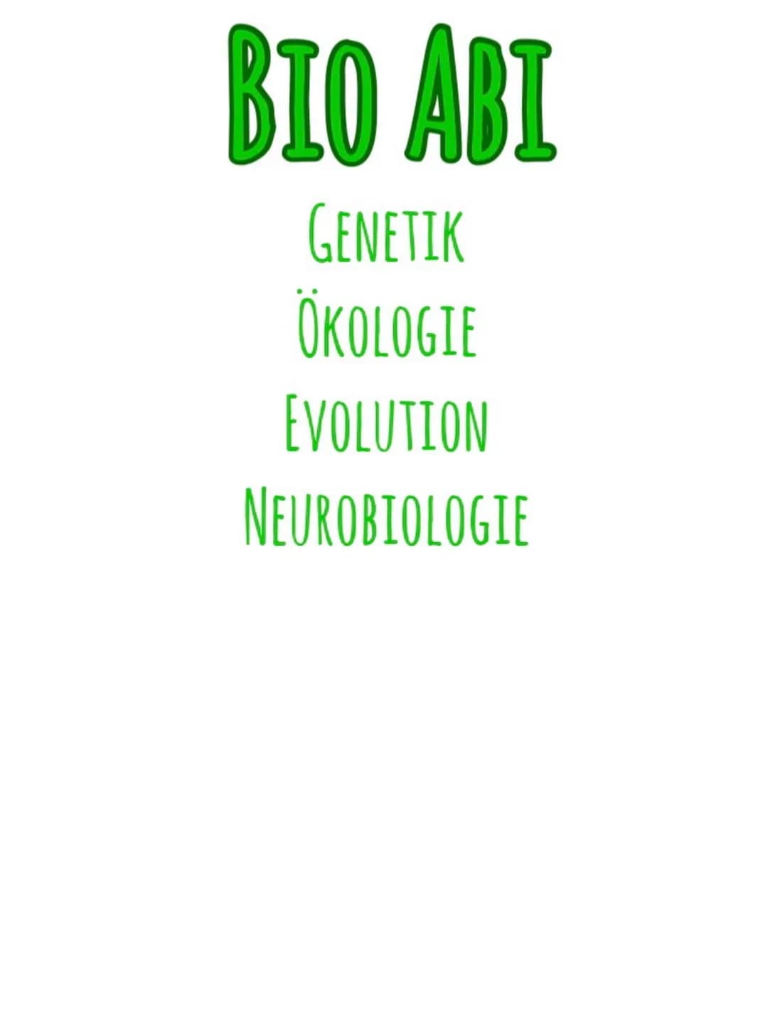 BIO ADI
GENETIK
ÖKOLOGIE
EVOLUTION
NEUROBIOLOGIE BIO ABI
GENETIK
ÖKOLOGIE
EVOLUTION
NEUROBIOLOGIE Replikation
findet
S-Phase
• Vervielfältig