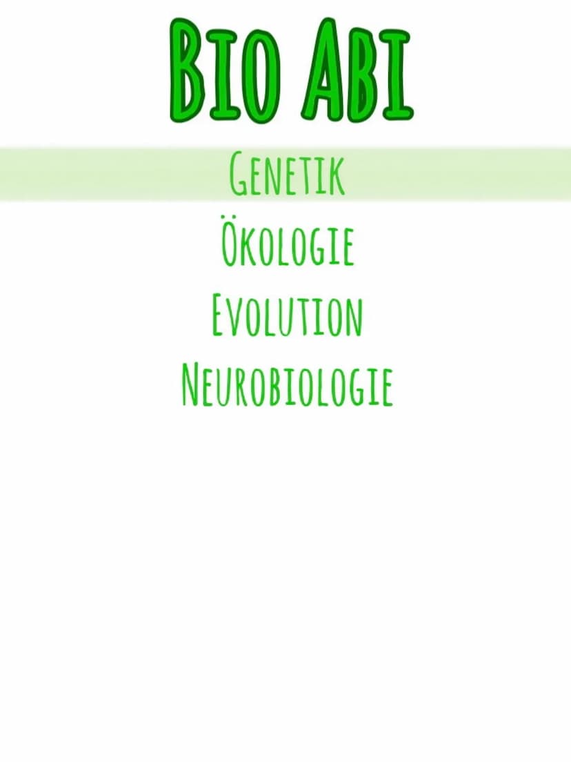 BIO ADI
GENETIK
ÖKOLOGIE
EVOLUTION
NEUROBIOLOGIE BIO ABI
GENETIK
ÖKOLOGIE
EVOLUTION
NEUROBIOLOGIE Replikation
findet
S-Phase
• Vervielfältig