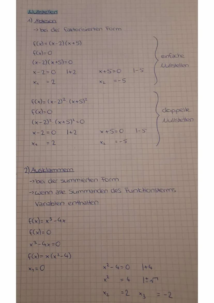 Lernzettel Mathe
Funktionen
Stelle = x-Wert
Wert=y-Wert
Definitionsmenge.
Definieren und Einordnen der x-Werte
→> ¹Dx = { x € R/X }
-wenn x 