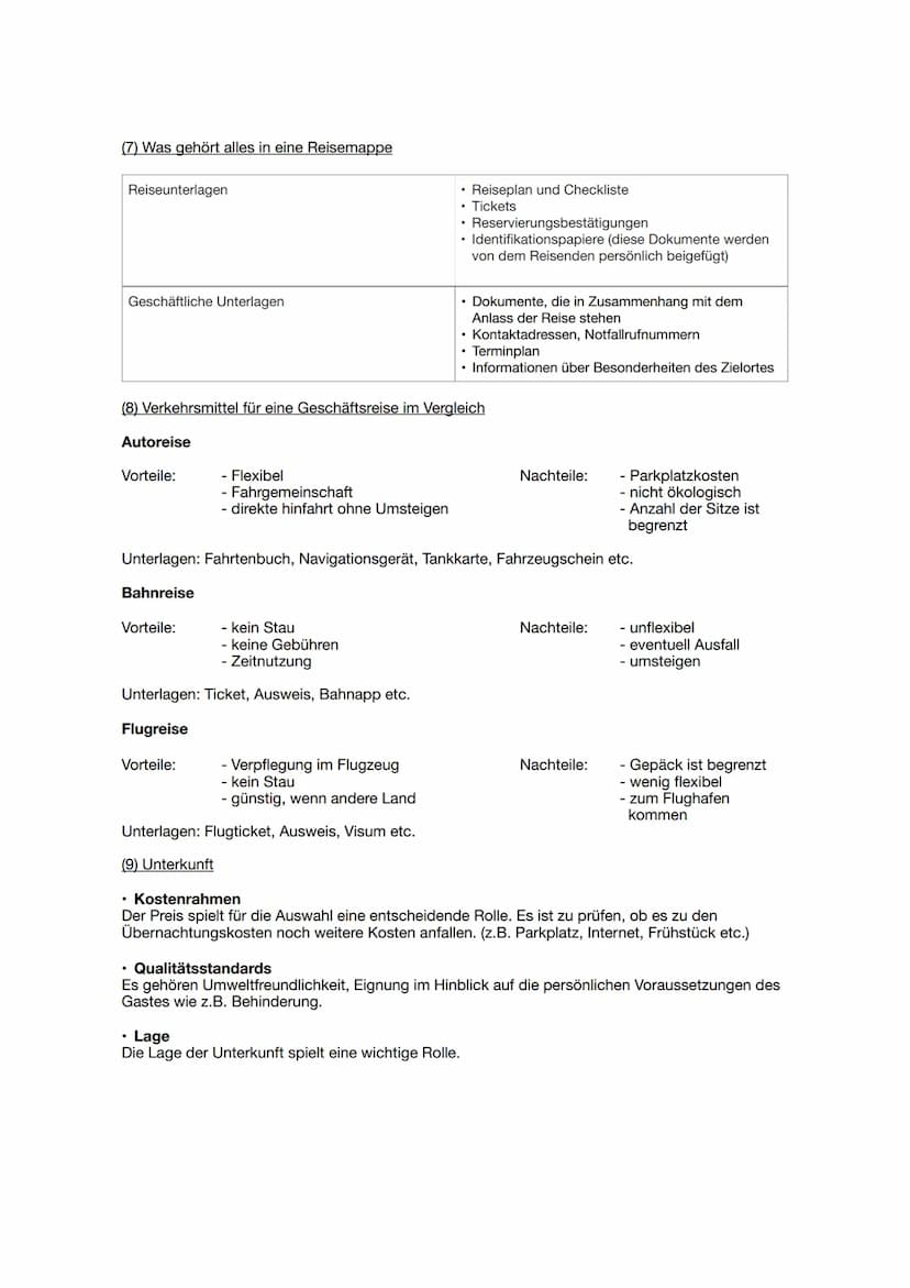 Lernzettel LF12
(1) Begriff Geschäftsreise
Eine Geschäftsreise liegt vor, wenn ein Arbeitnehmer aus beruflichen Gründen vorübergehend
seine 