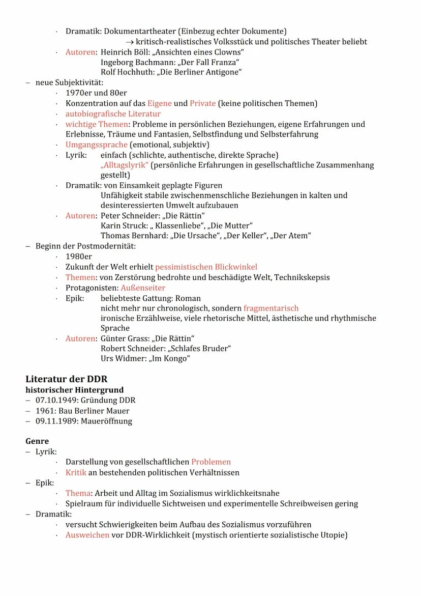 Epochen
Barock
1600-1720
Vertreter
DEUTSCH
Andreas Gryphius (Begründer des dt. Sonetts): ,,Abend"
Hans Jakob Christoffel von Grimmelshausen:
