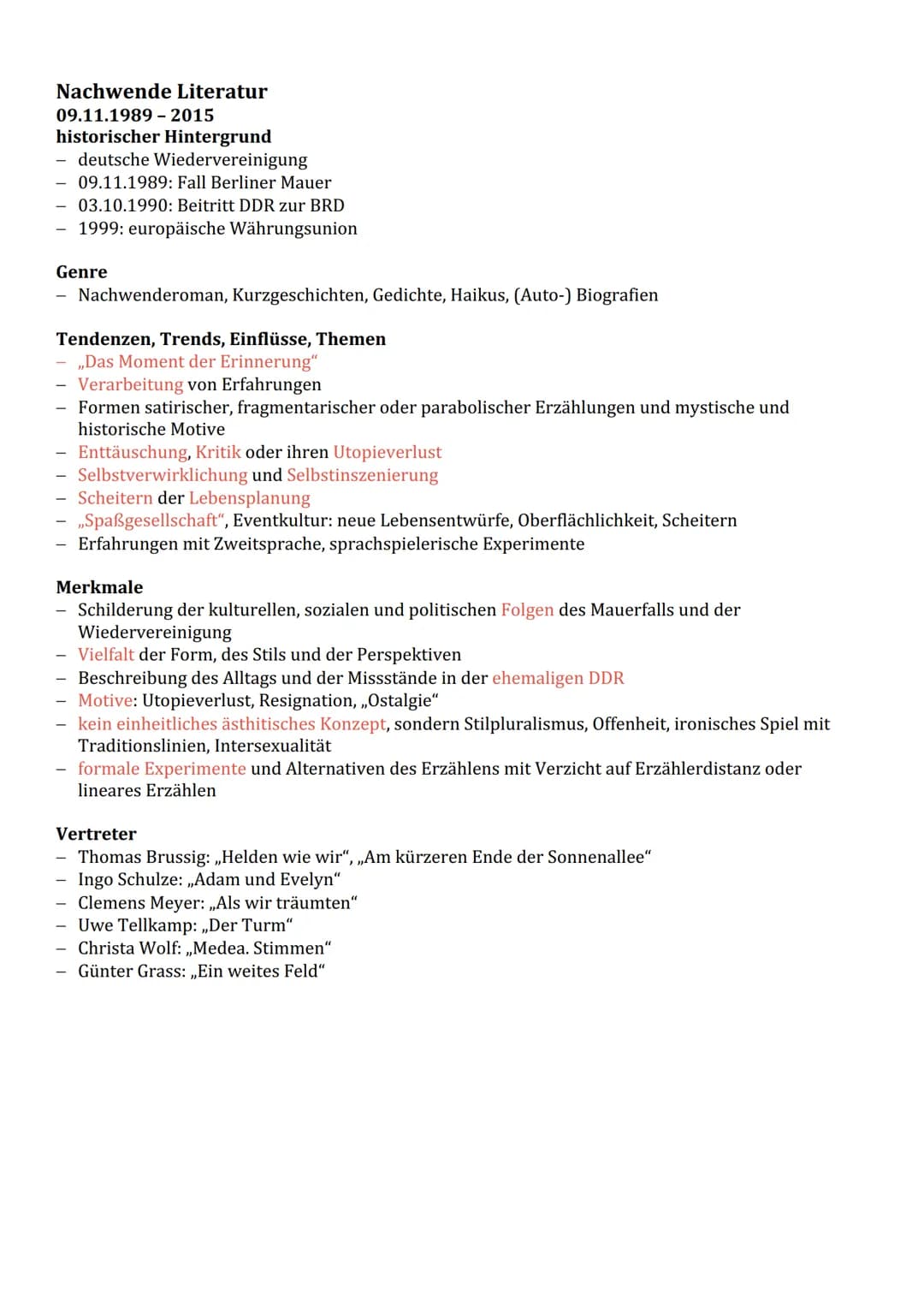 Epochen
Barock
1600-1720
Vertreter
DEUTSCH
Andreas Gryphius (Begründer des dt. Sonetts): ,,Abend"
Hans Jakob Christoffel von Grimmelshausen: