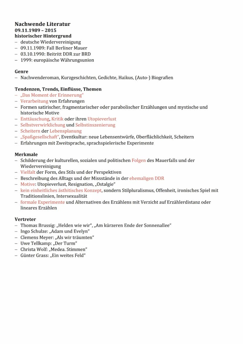 Epochen
Barock
1600-1720
Vertreter
DEUTSCH
Andreas Gryphius (Begründer des dt. Sonetts): ,,Abend"
Hans Jakob Christoffel von Grimmelshausen: