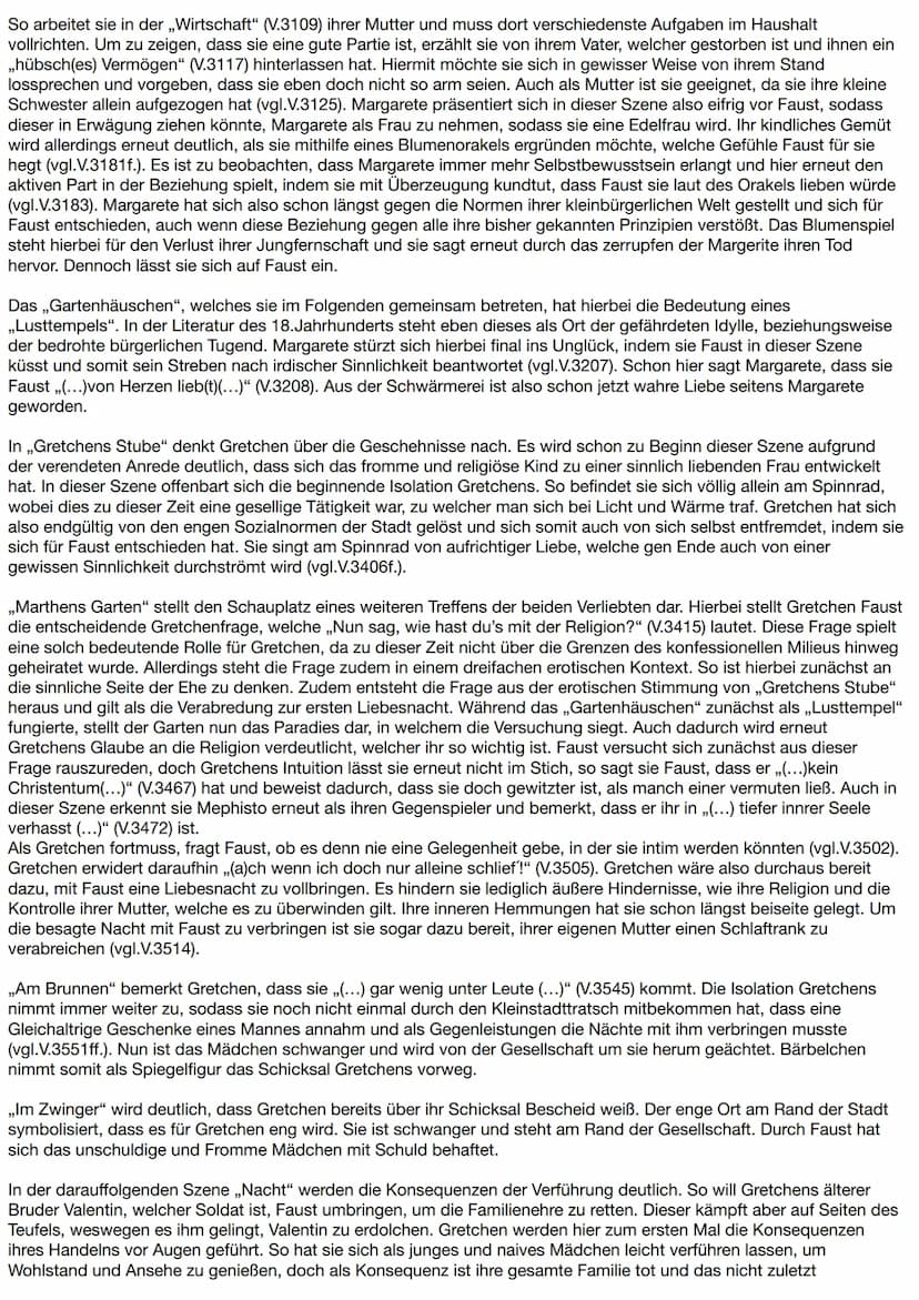 Charakterisierung Margarete
Die Tragödie „Faust-Der Tragödie erster Teil", wurde von Johann Wolfgang von Goethe im Jahr 1806 geschrieben.
Si