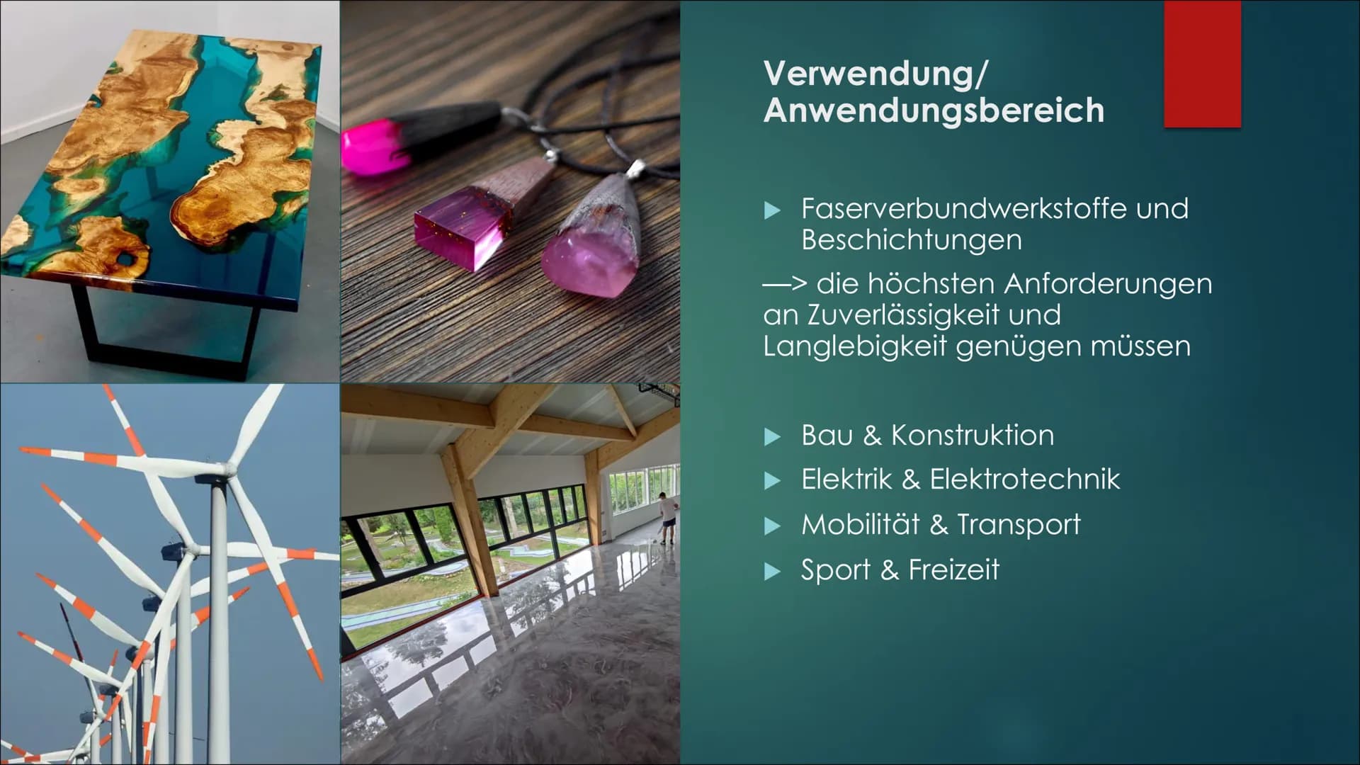 Epoxidharz CH3
VON JULIA TERLINDE
YIUR
O Inhalt
Geschichtlicher Hintergrund
▶ Formeln und Reaktionsgleichungen
▸ Eigenschaften
► Herstellung