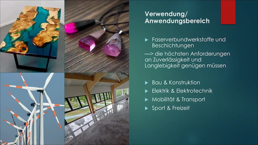 Epoxidharz CH3
VON JULIA TERLINDE
YIUR
O Inhalt
Geschichtlicher Hintergrund
▶ Formeln und Reaktionsgleichungen
▸ Eigenschaften
► Herstellung