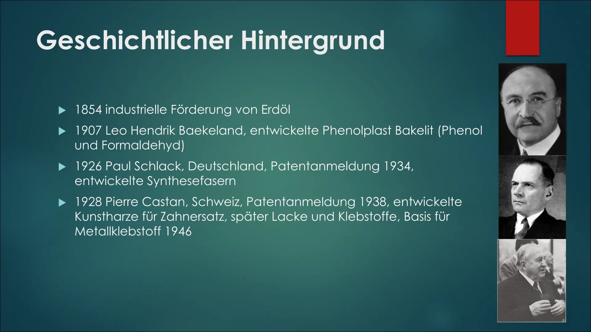 Epoxidharz CH3
VON JULIA TERLINDE
YIUR
O Inhalt
Geschichtlicher Hintergrund
▶ Formeln und Reaktionsgleichungen
▸ Eigenschaften
► Herstellung