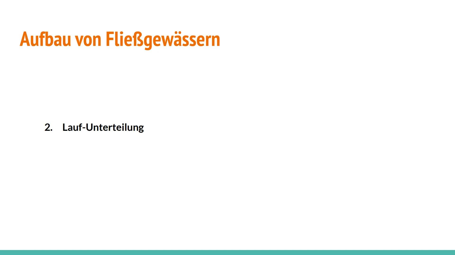 Ökosystem: Fließgewässer Inhaltsverzeichnis
●
Definition Fließgewässer
Aufbau von Fließgewässer
Die Gewässergüteklassen
Das Saprobienindex
•