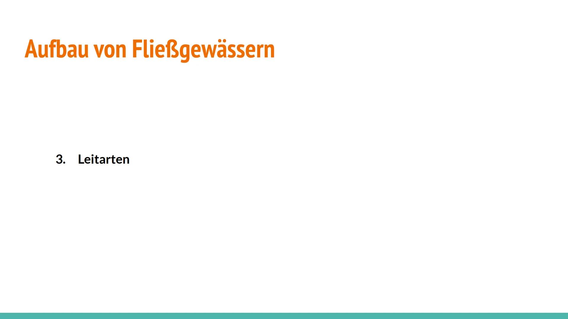 Ökosystem: Fließgewässer Inhaltsverzeichnis
●
Definition Fließgewässer
Aufbau von Fließgewässer
Die Gewässergüteklassen
Das Saprobienindex
•