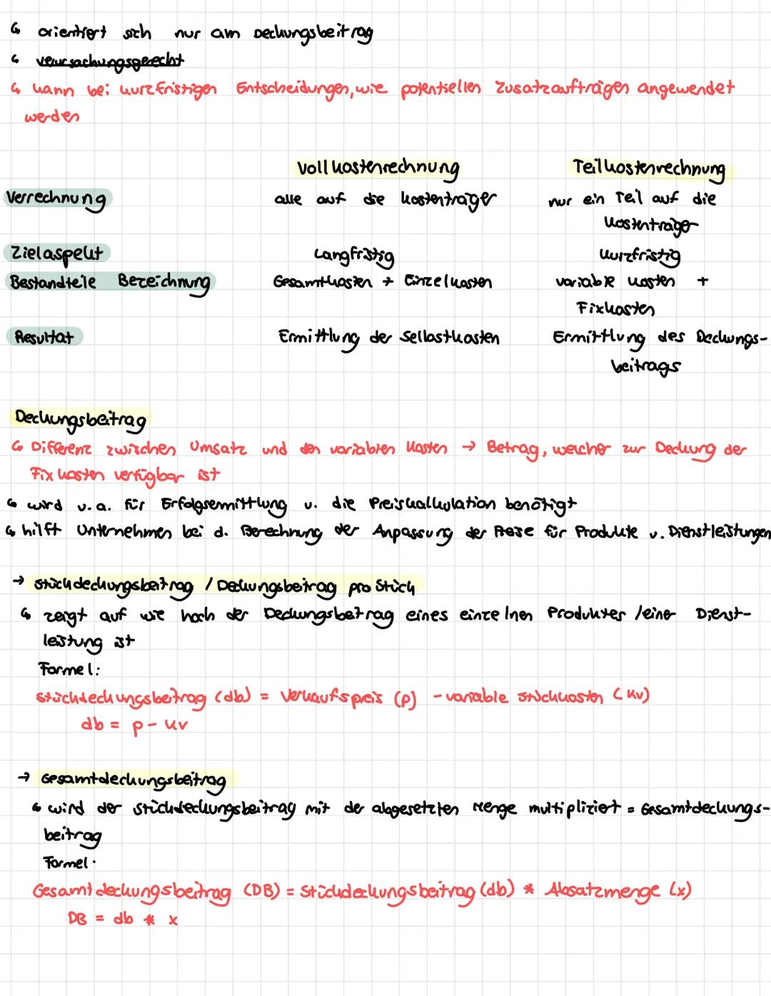 Break-even-Analyse
Fixkosten
to sind die Kosten innerhalb der Produktion, die unabhängig
Menge anfallen
von der produzierten
→ unabhängig vo