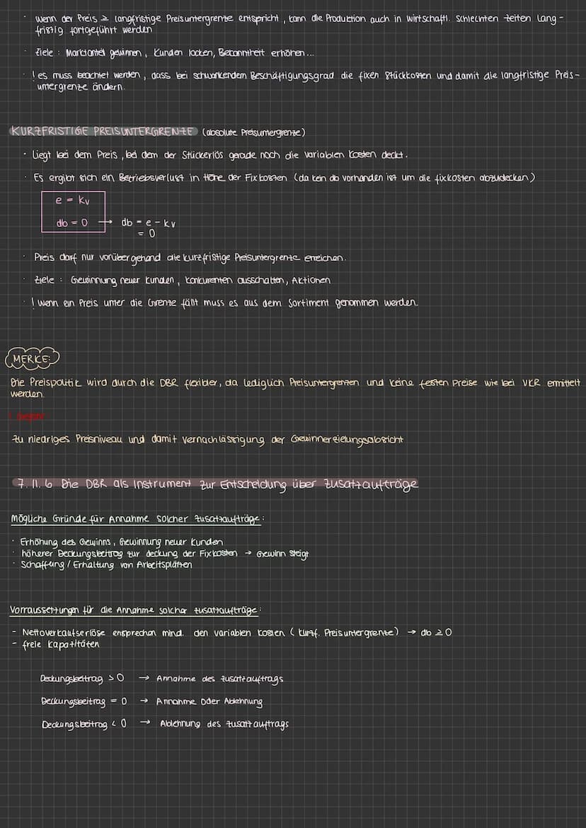 Nettoverkaufserlöse
variable kosten
= Deckungsbeitrag
Deckungsbeitrag gibt an, welchen Beitrag ein Produkt zur Deckung der Fixkosten leistet