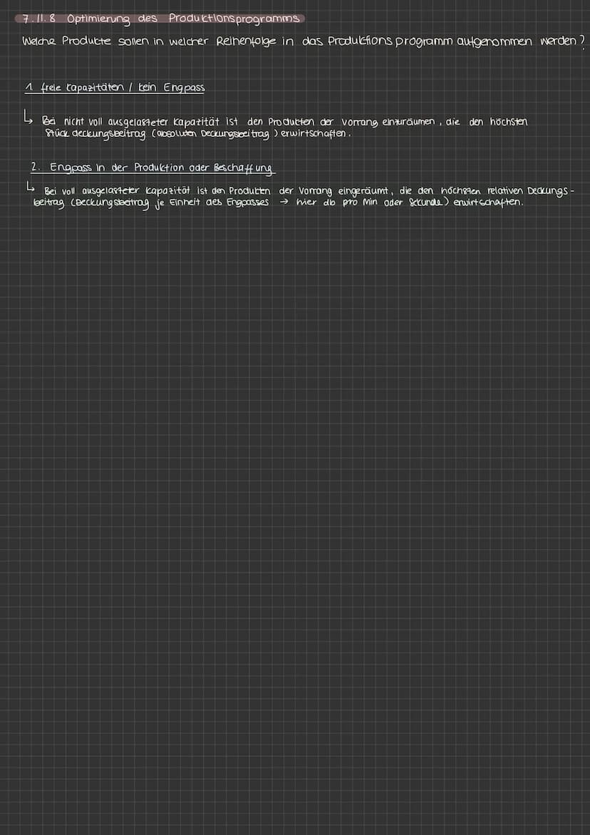 Nettoverkaufserlöse
variable kosten
= Deckungsbeitrag
Deckungsbeitrag gibt an, welchen Beitrag ein Produkt zur Deckung der Fixkosten leistet