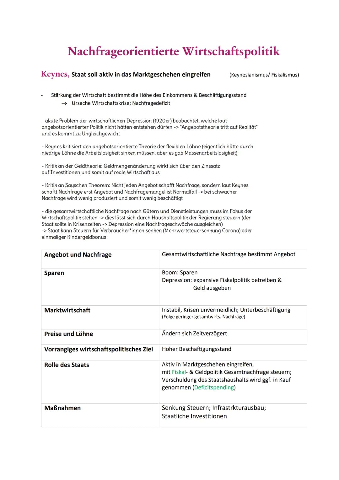 SoWi LK 2023
Wirtschaftspolitik
Legitimation staatlichen Handelns im Bereich der Wirtschaftspolitik
Zielgrößen der gesamtwirtschaftlichen En