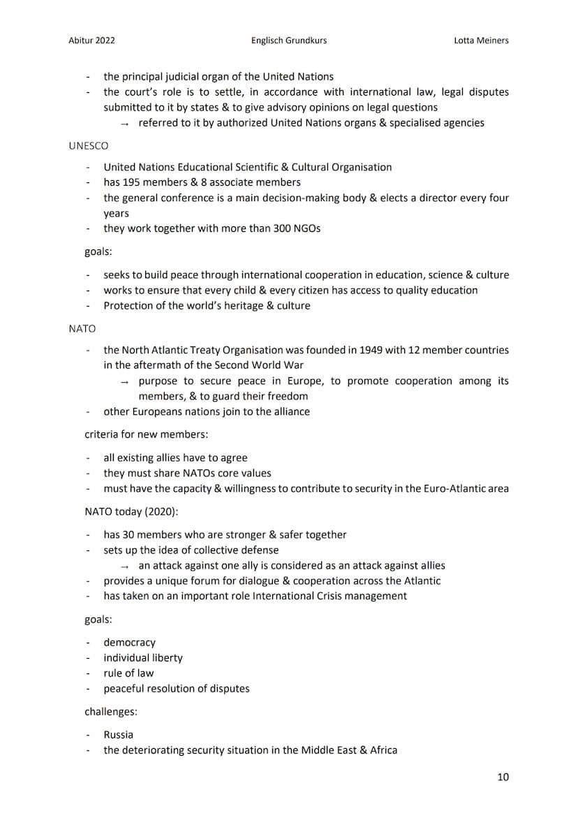 Abitur 2022
dimensions of globalization
economic dimension:
Englisch Grundkurs
Globalization
1. definitions of globalization
integration/con