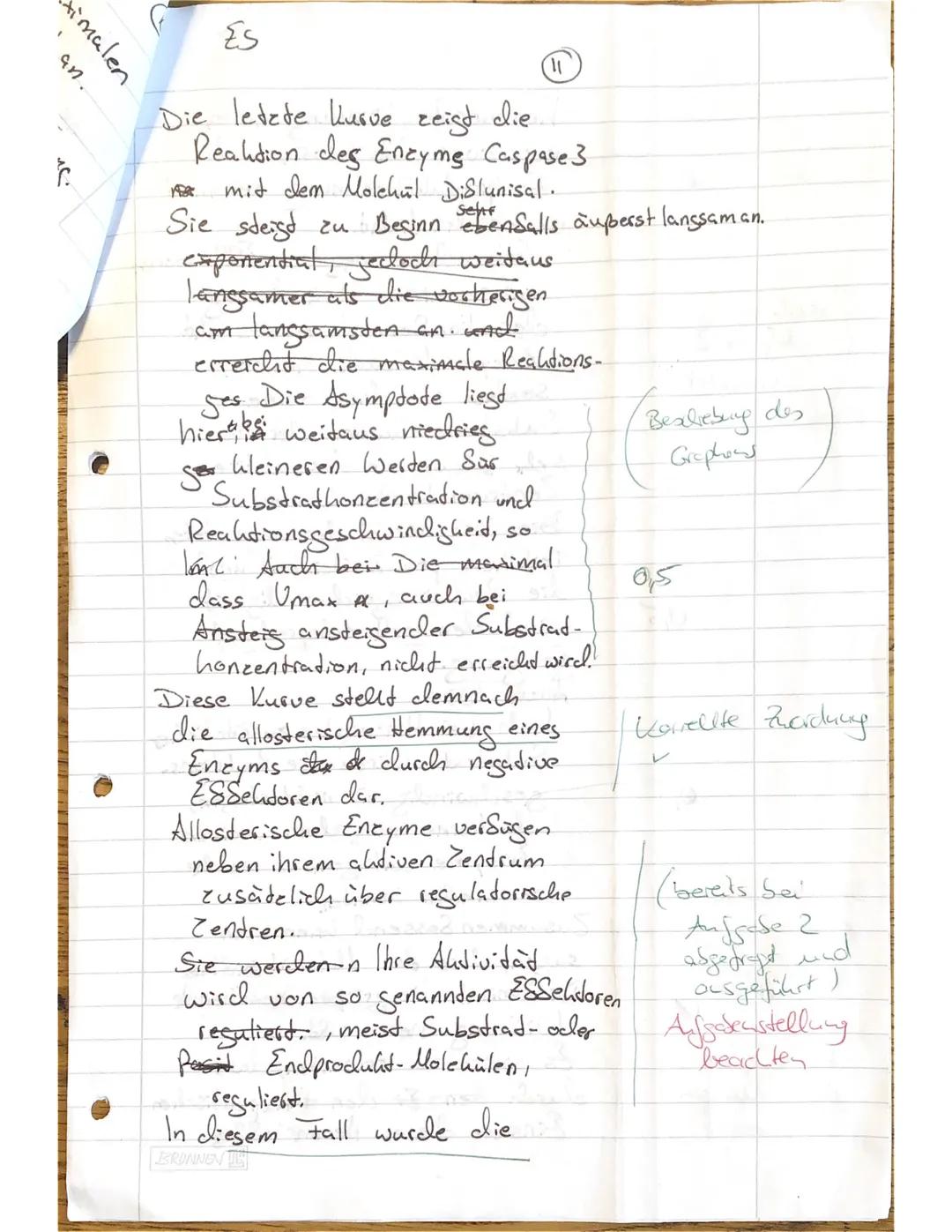 Biologieklausur Enzymatik gA QP1
08.10.21
2stündig
NAME:
Emma Schuhmacher
Lesen Sie sich zuerst die Aufgaben in Ruhe durch. Schreiben Sie bi