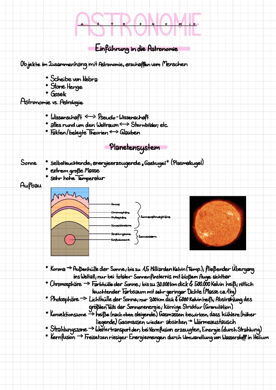 Grundlagen Astronomie 