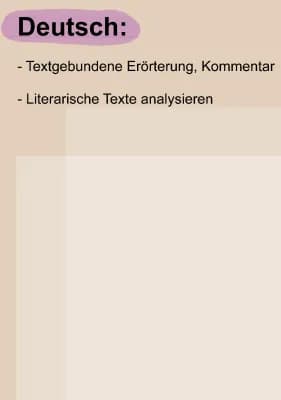 Know Erörterung & literarische Texte thumbnail