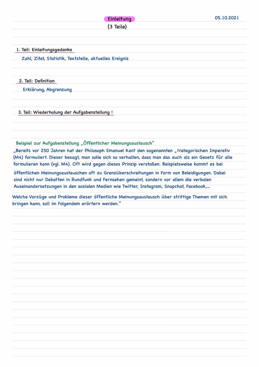 Deutsch:
- Textgebundene Erörterung, Kommentar
Literarische Texte analysieren Erörterung Text gebundene Erörterung
Schrittanleitung.
1) Vors
