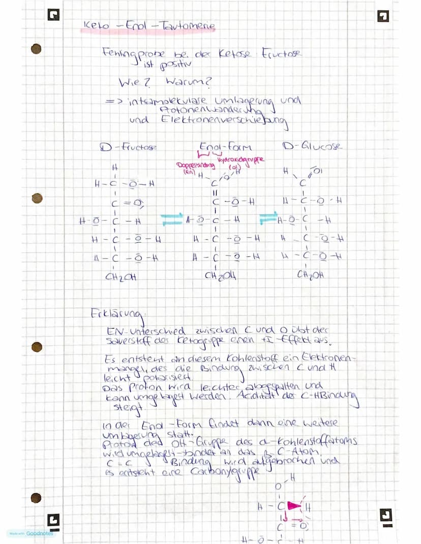 L
Made with Goodnotes
Kohlen
hydrate
& Peptide
- Monosaccharide
-Kohlenstoffatome mit Chiralitätszentren
-Fischer - Projection, Haworth - Pr