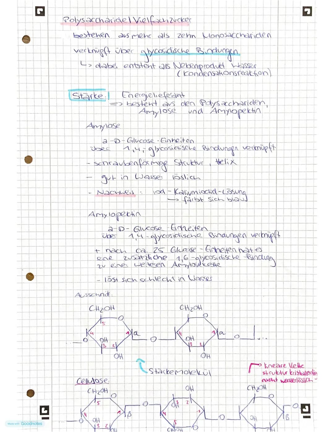 L
Made with Goodnotes
Kohlen
hydrate
& Peptide
- Monosaccharide
-Kohlenstoffatome mit Chiralitätszentren
-Fischer - Projection, Haworth - Pr