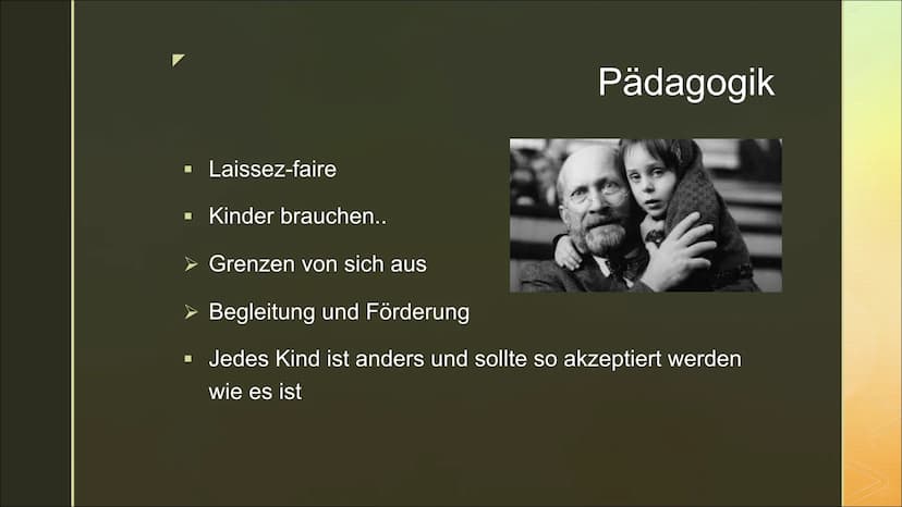 Pädagogik nach
Janusz Korczak
„Das Kind ist ebenso ein wertvoller Mensch wie
wir." 1. Biografie
2. Allgemeines
3. Pädagogik
3 Rechte
4.
Das 