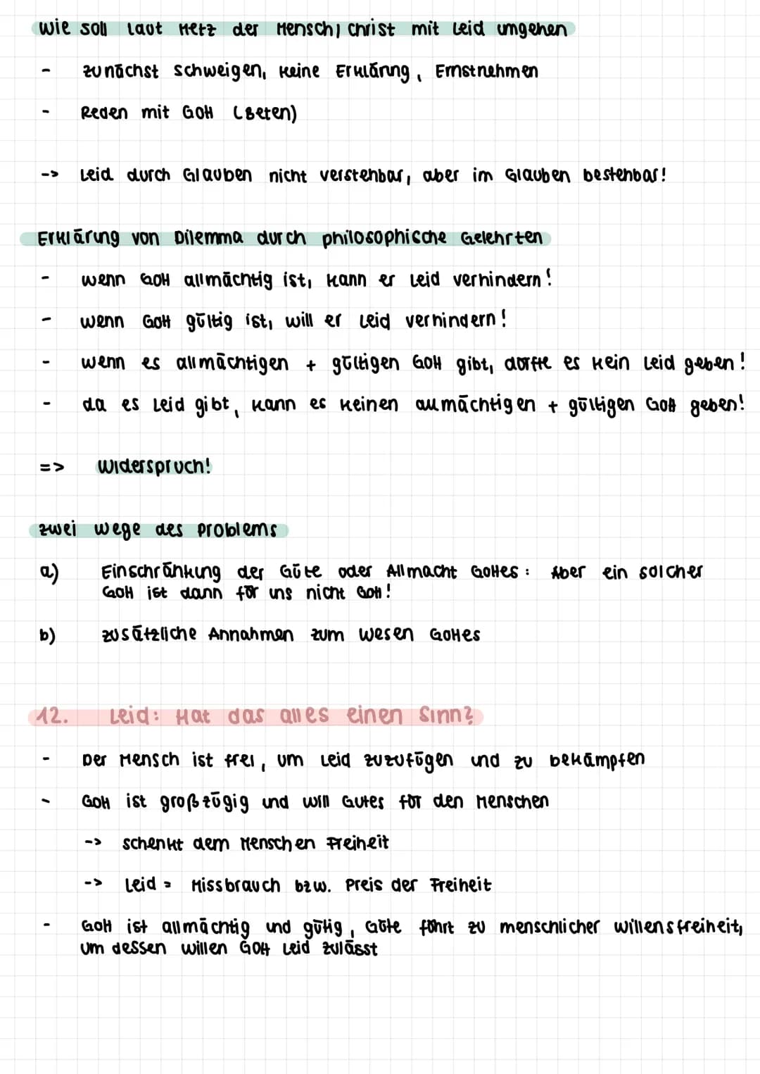 1. Formen und Gründe für Atheismus
Abwesenheit bzw. verneinung des Glaubens an GOH
a) praktischer Atheismus
diesseitige Lebensführung, in de