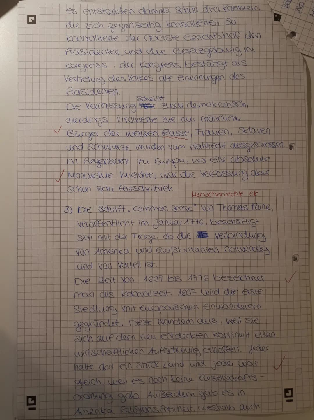 5
Aus der Schrift „Common sense" von Thomas Paine, veröffentlicht im Januar 1776:
Kurzum: Monarchie und Thronfolge haben nicht nur dieses od