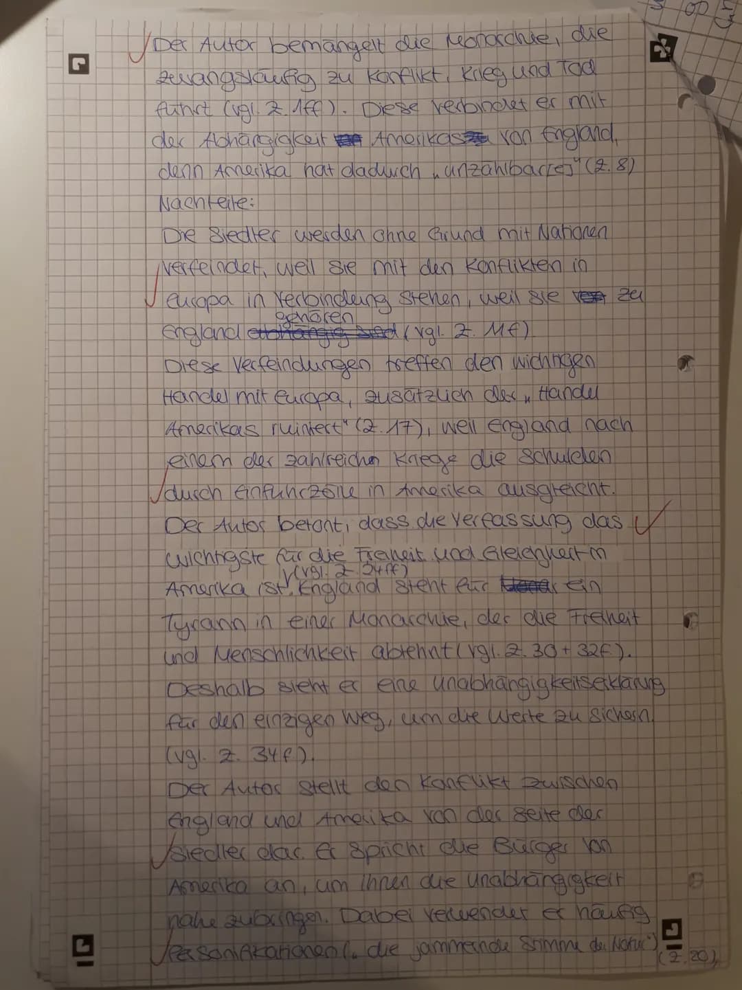 5
Aus der Schrift „Common sense" von Thomas Paine, veröffentlicht im Januar 1776:
Kurzum: Monarchie und Thronfolge haben nicht nur dieses od