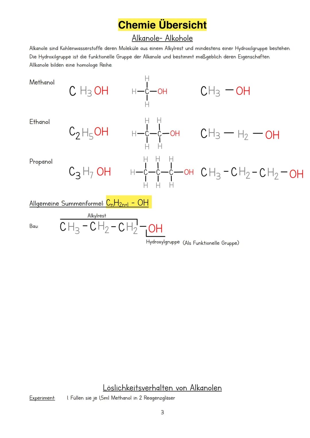 Fraktion:
Vakuum-
destillation
Crack-
türm
Chemie Übersicht
Aufarbeitung von Erdöl
eine Fraktion ist ein Stoffgemisch welches durch Destilla