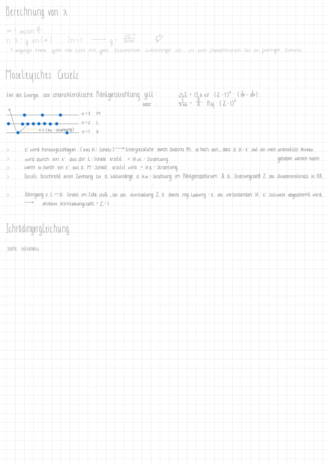 Quantenphysik
Foloeffekt
Ringanode
Lich!
>
>
>
>
>
>
Fotokathode
herausgelöste
Elektronen
Fotostrom
(na
Messung d. kin. Energie d. ausgelöst