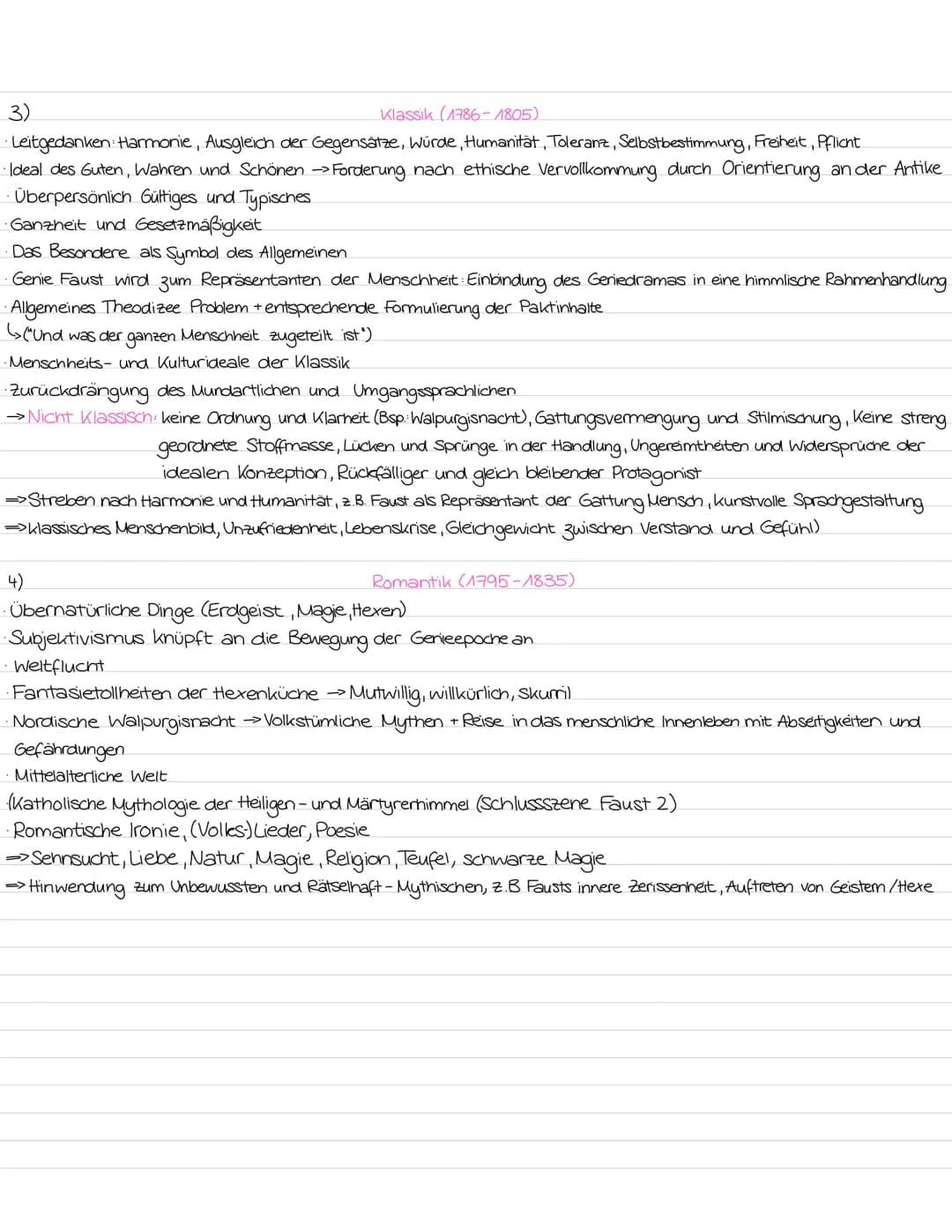 Deutsch Lernzettel Faust
1) Kenntnis des Menschenbildes im „Prolog im Himmel"
-> Menschenbild des Herrn:
Faust ist der Knecht des Herrn → de