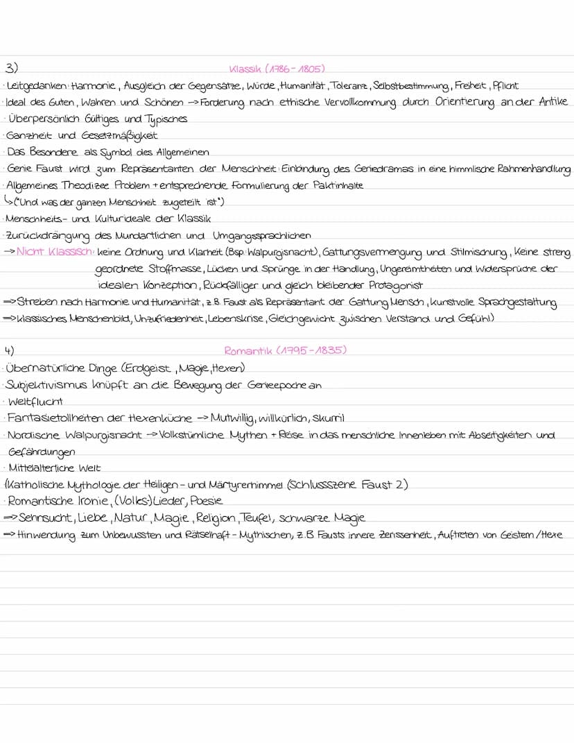 Deutsch Lernzettel Faust
1) Kenntnis des Menschenbildes im „Prolog im Himmel"
-> Menschenbild des Herrn:
Faust ist der Knecht des Herrn → de