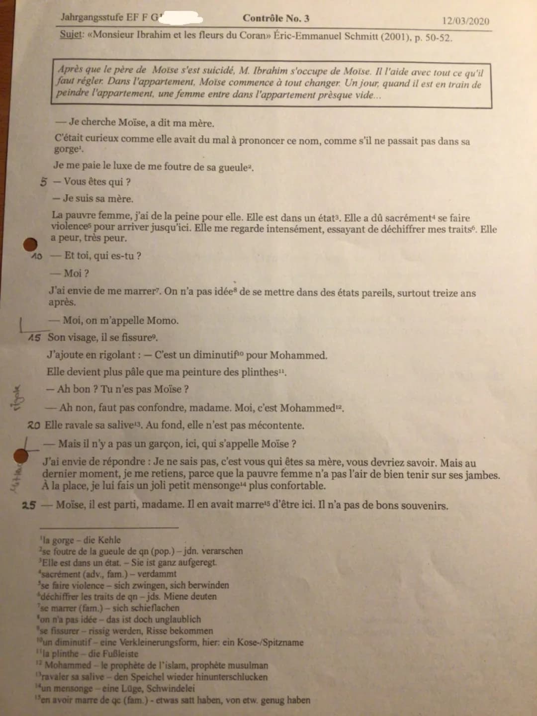 Monsieur Ibrahim et les fleurs du Coran : Résumé, Analyse et Commentaires
