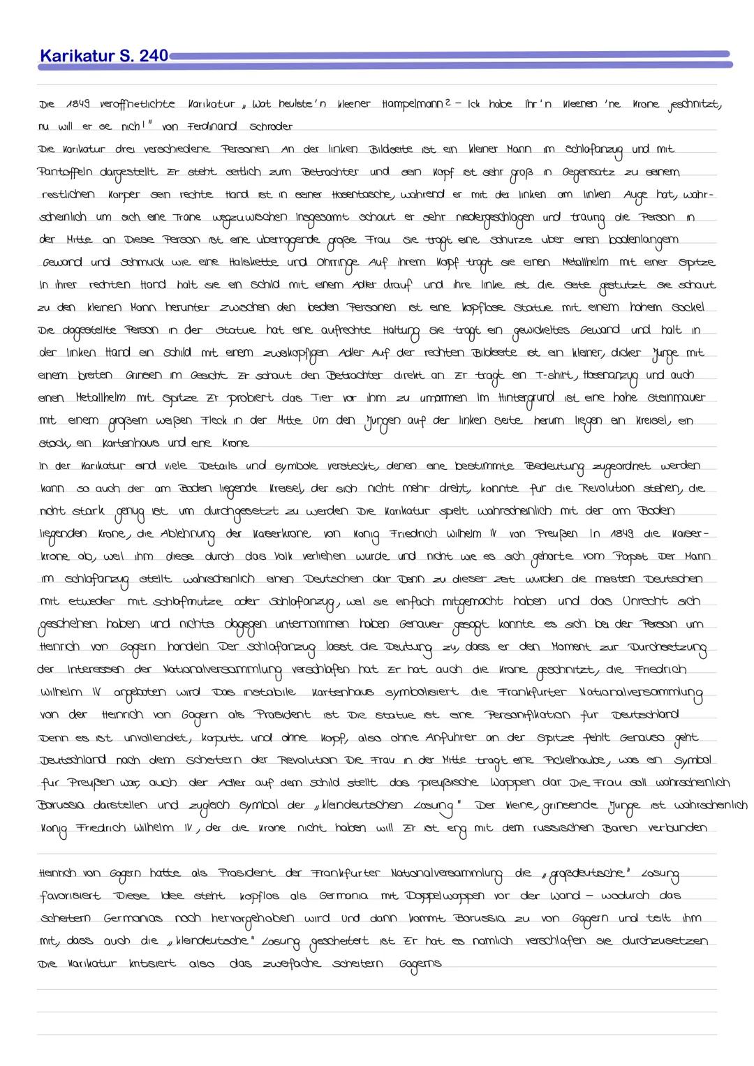 Ghe Karikatur S. 240
Die 1849 veroffnetlichte Karikatur Wat heulste'n kleener Hampelmann 2 - Ick habe Ihr'n.
nu will er se nich!" von Ferdin