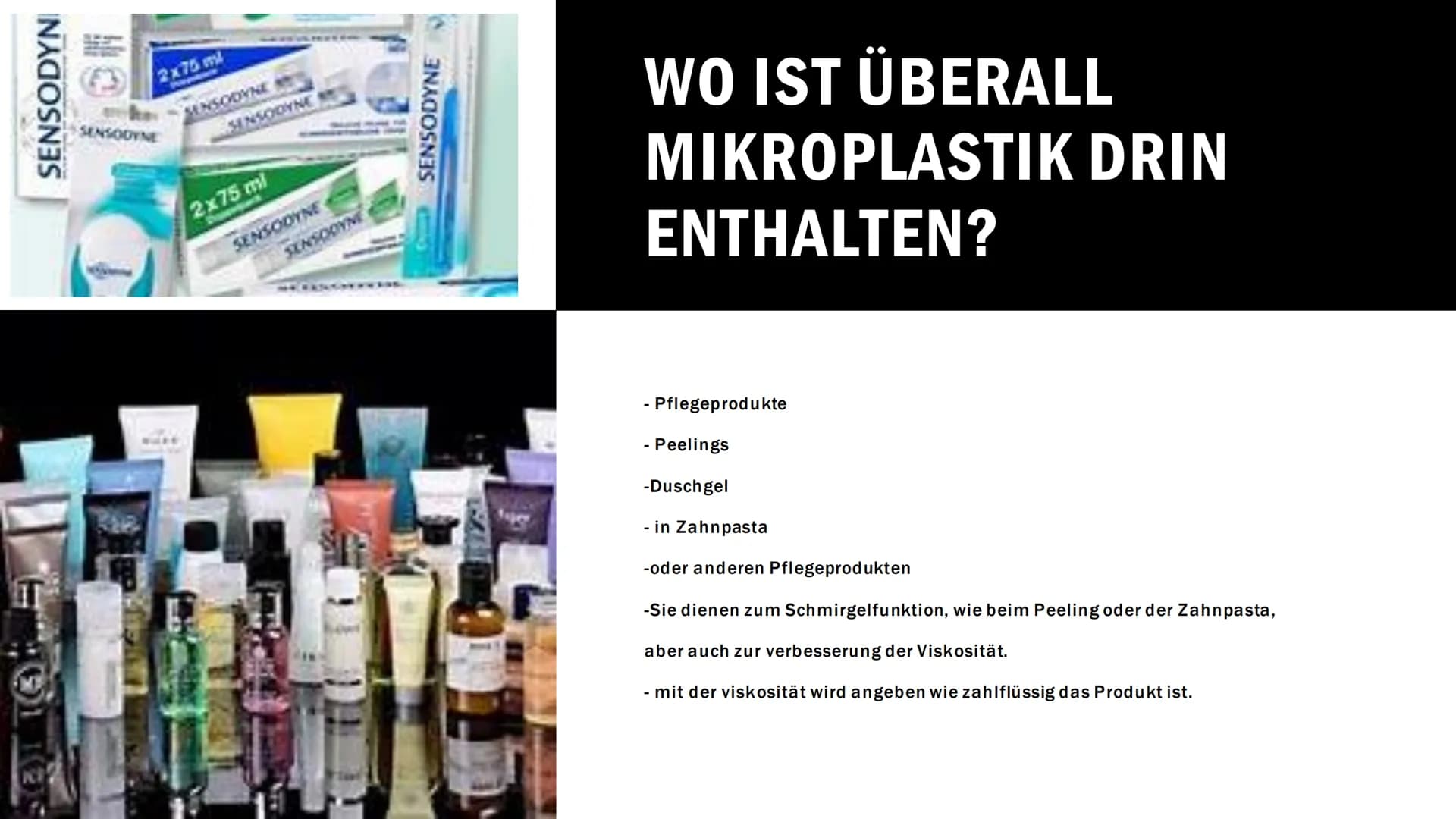 MIKROPLASTIK WAS GIBT ES FÜR
PLASTIKARTEN?
Thermoplaste
Spielsteine für Kinder,
sind bei Raumtemperatur nicht verformbar.
Sie werden dennoch