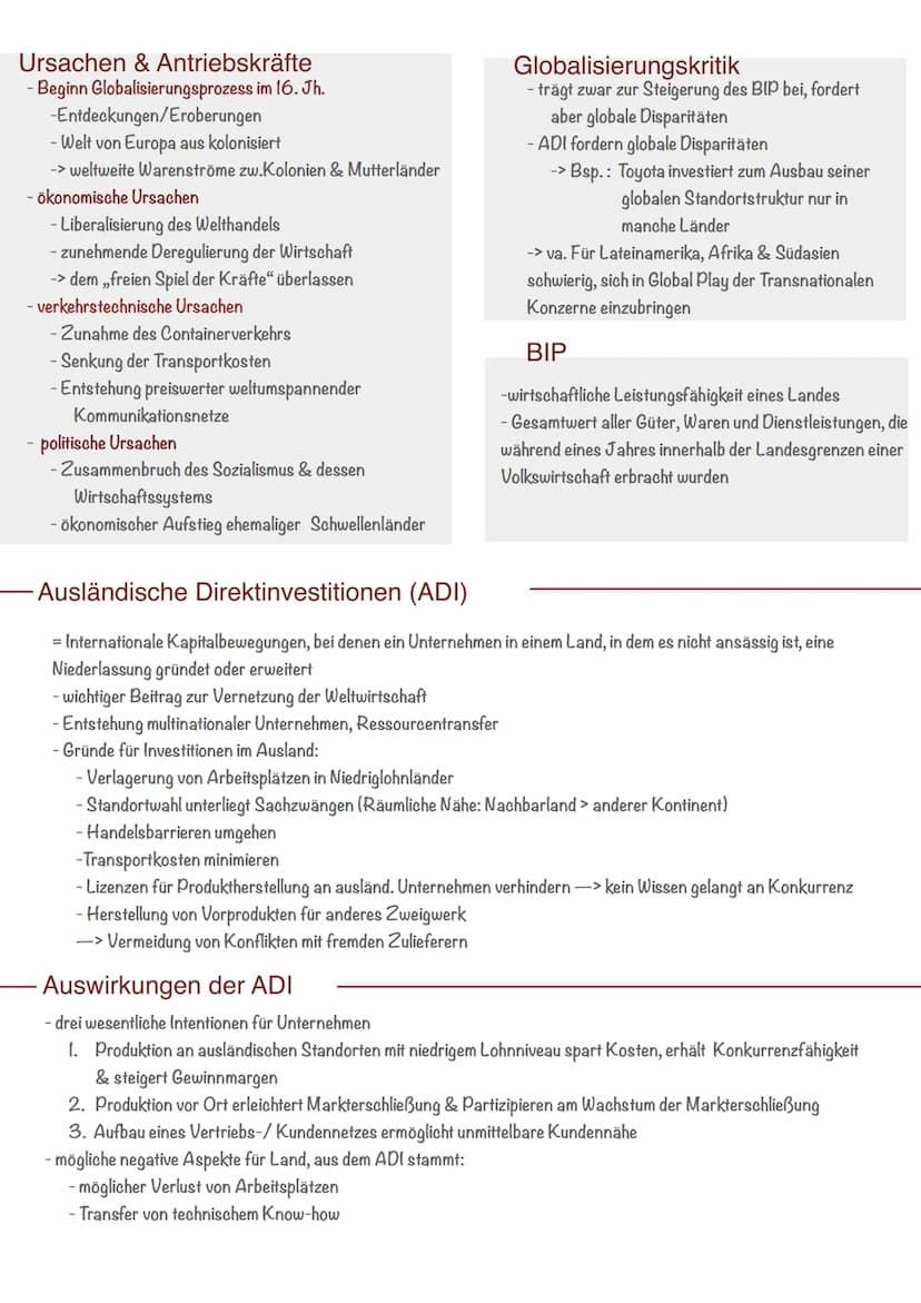 Definition
= Entstehung eines Weltbinnenmarktes
- liberalisierter Weltmarkt ohne Grenzen für Kapitalströme, Produktion und Vermarktung/Konsu