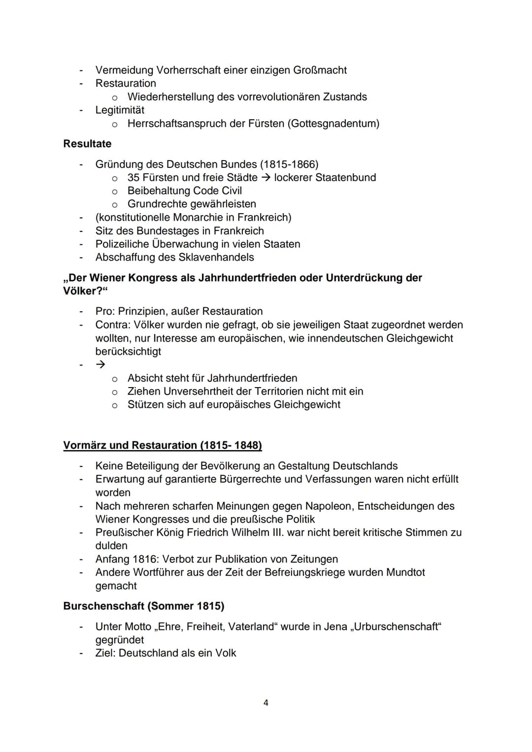 Geschichte Lernzettel
Nationalstaat, deutsche Identität im 19.- 20. Jahrhundert → „die deutsche
Frage"
-
Anfänge der nationalen Bewegungen n