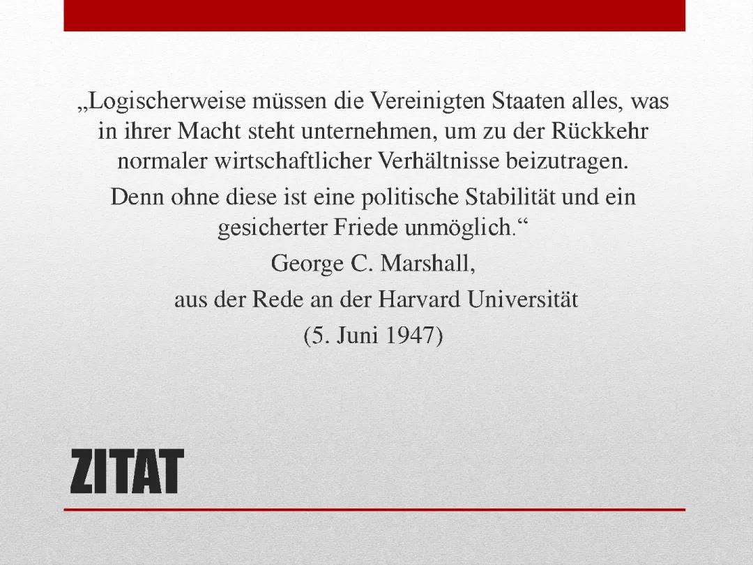 Der Marshall-Plan einfach erklärt: Ziele, Rückzahlung und seine Bedeutung heute