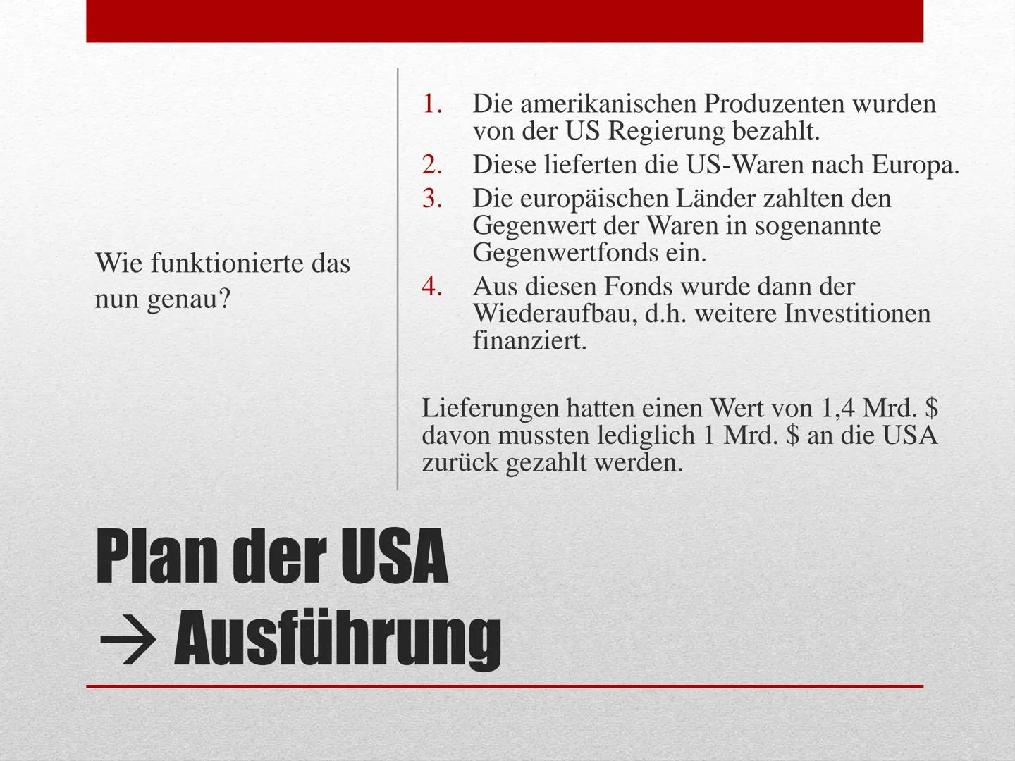 ,,Logischerweise müssen die Vereinigten Staaten alles, was
in ihrer Macht steht unternehmen, um zu der Rückkehr
normaler wirtschaftlicher Ve