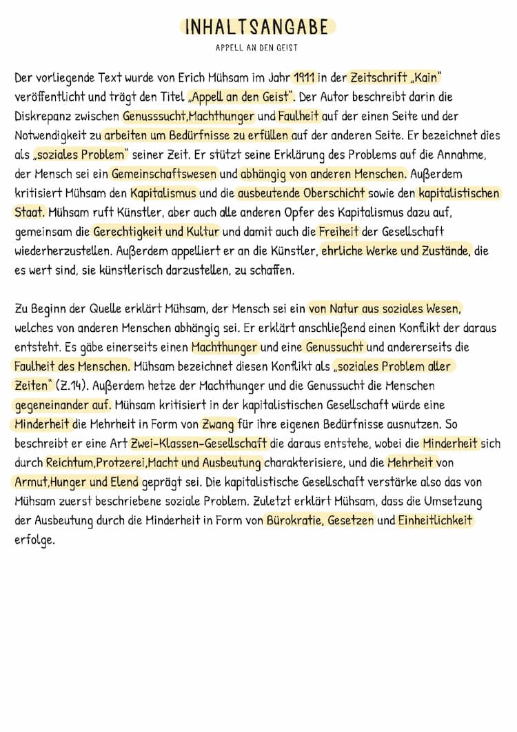 Know Appell an den Geist - Erich Mühsam thumbnail