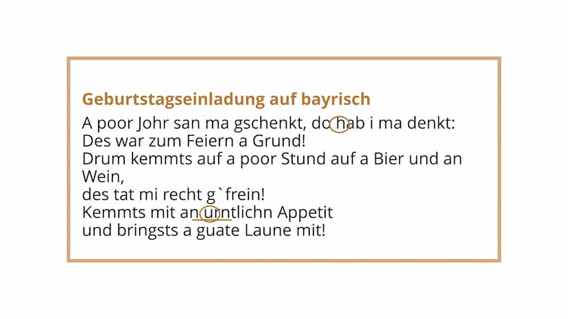 Deutsche Dialekte Was bedeutet Dialekt?
„Dialekte, auch Mundarten genannt, sind Varietäten der
deutschen Sprache, die nur in bestimmten Regi
