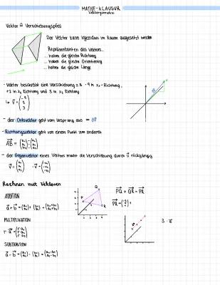 Know Lernzettel Vektorgeometrie  thumbnail