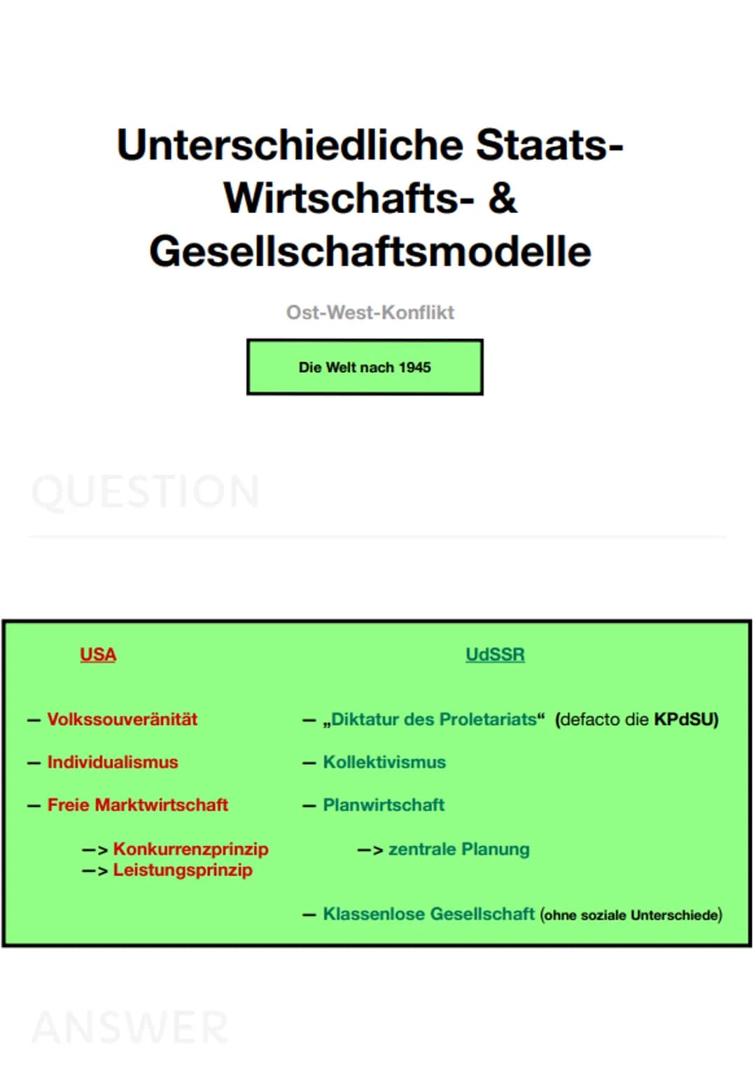  QUESTION
1939-45
Wissen zum 2. Weltkrieg
.
8.Mai 1945 Kapitulation Deutschland ggü. dem Westen (Alliierten)
9. Mai 1945 Kapitulation Deutsc