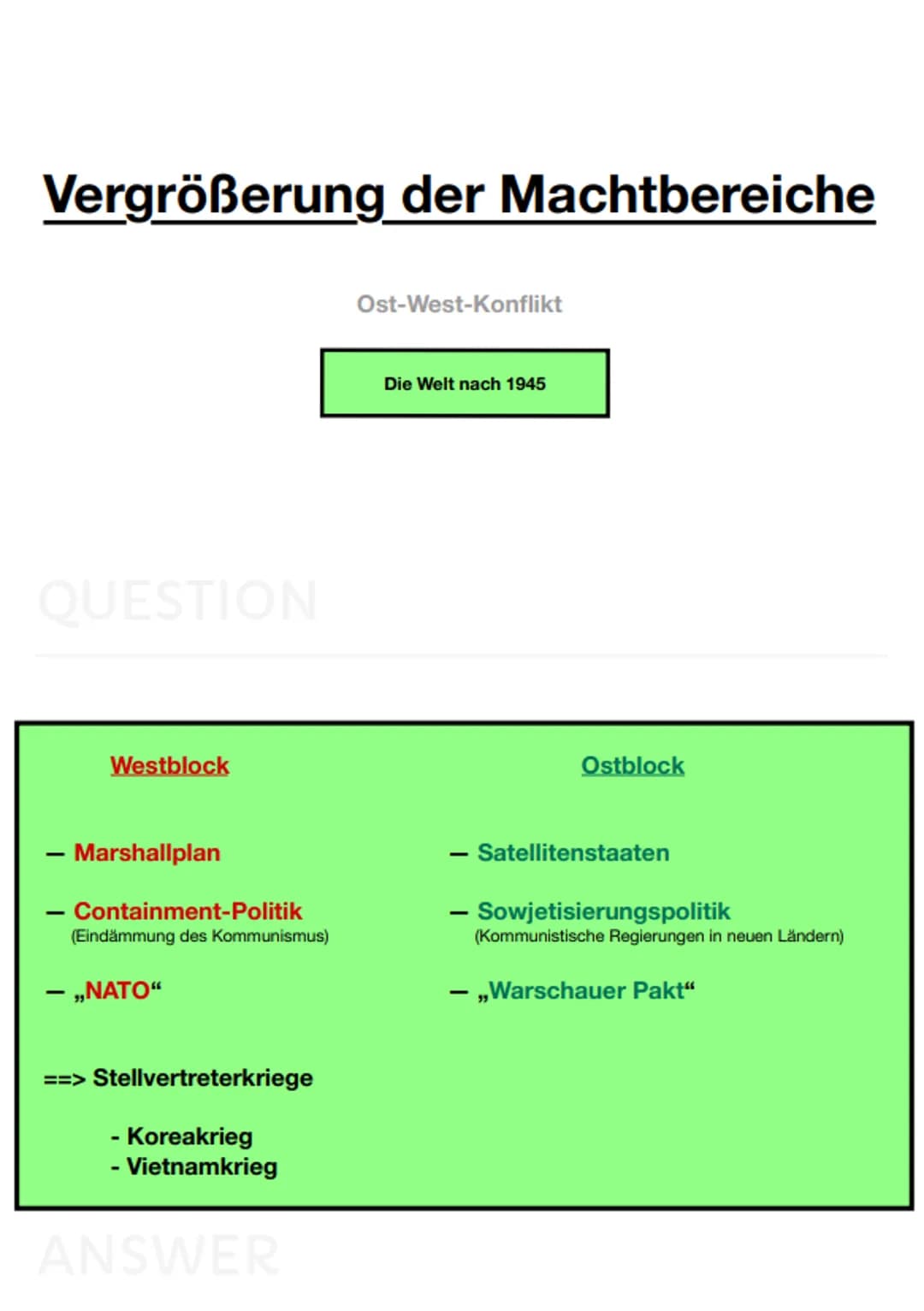  QUESTION
1939-45
Wissen zum 2. Weltkrieg
.
8.Mai 1945 Kapitulation Deutschland ggü. dem Westen (Alliierten)
9. Mai 1945 Kapitulation Deutsc