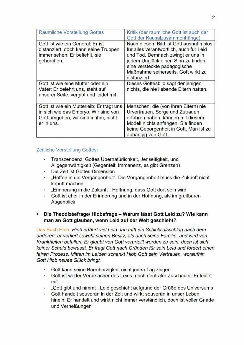 Mündliche Abiturprüfung (evangelische Religion)
- 14.05.2021
Christliche Antworten auf die Gottesfrage
Theophanie, Gottesbilder der Exodustr