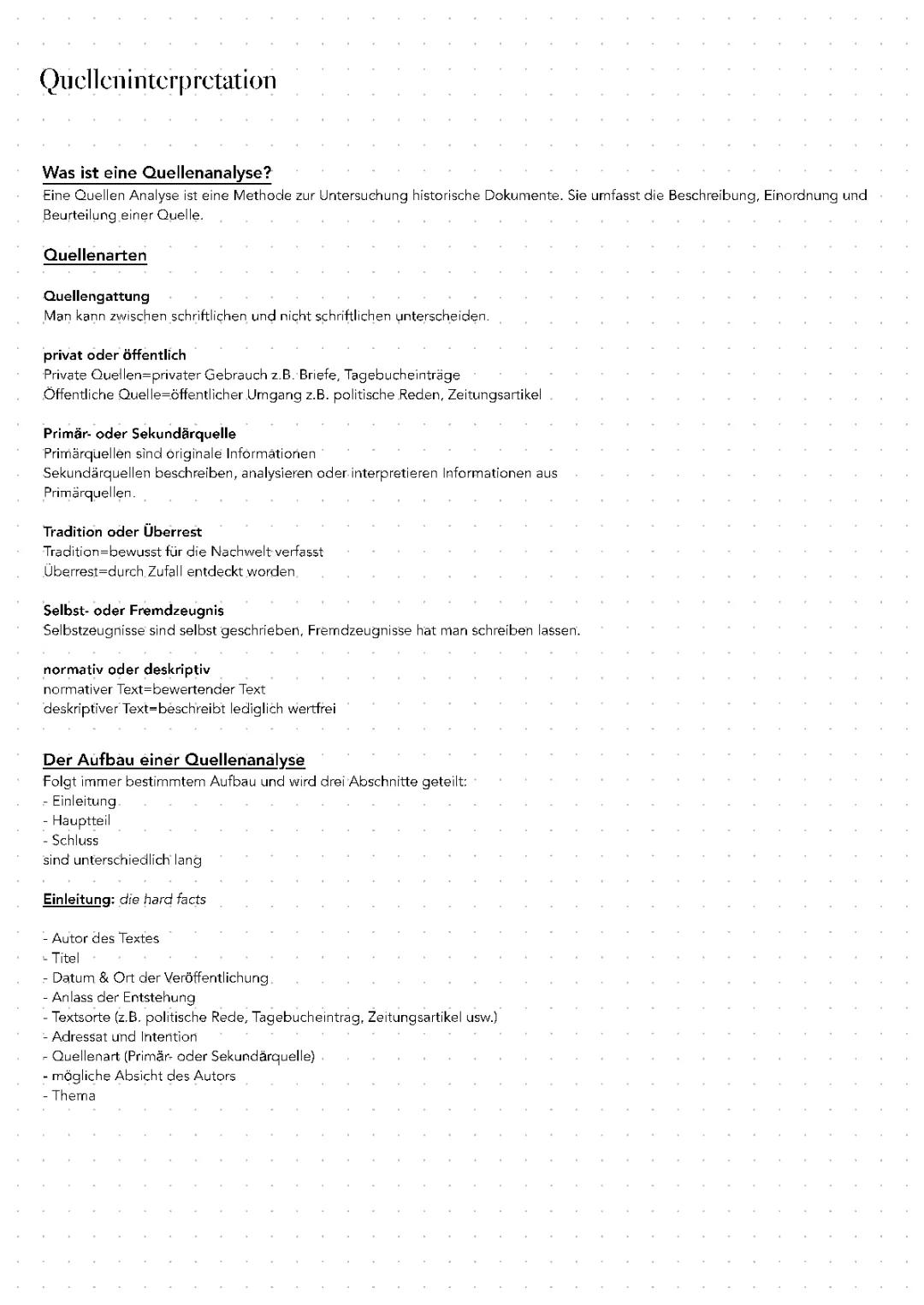 Quelleninterpretation