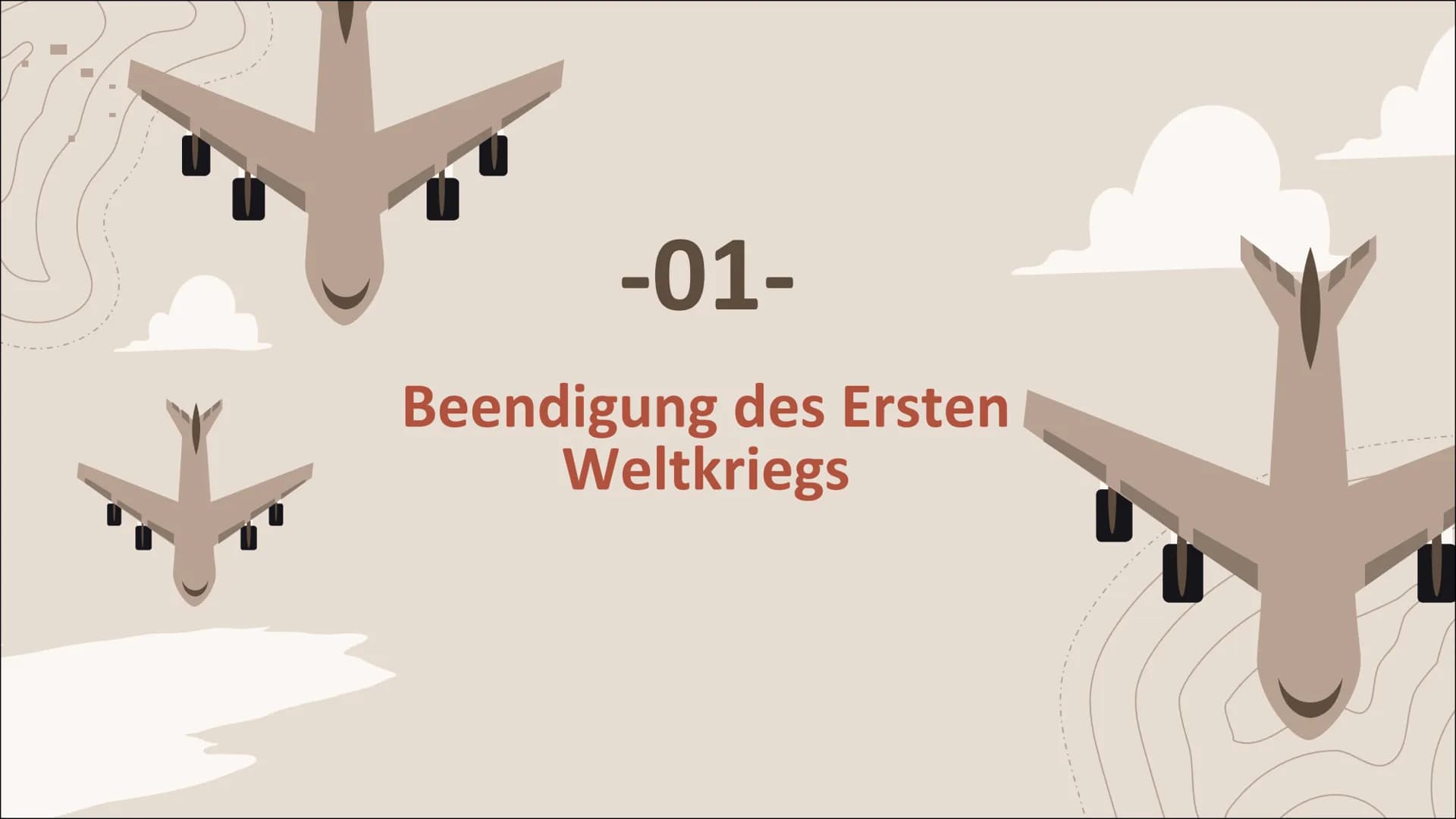 DER VERSAILLER
VERTRAG
Von Emily und Adam Gliederung
-01-
Beendigung des
Ersten Weltkriegs
-03-
Festlegung neuer
Grenzen
-02-
Inhalt und Wir