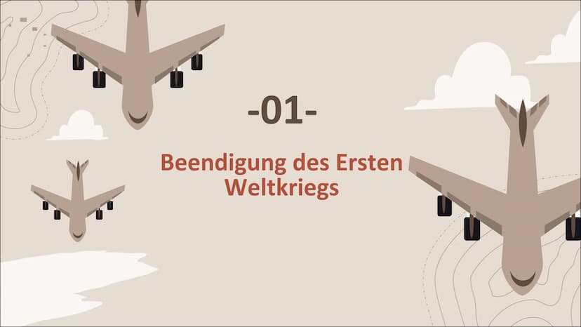 DER VERSAILLER
VERTRAG
Von Emily und Adam Gliederung
-01-
Beendigung des
Ersten Weltkriegs
-03-
Festlegung neuer
Grenzen
-02-
Inhalt und Wir