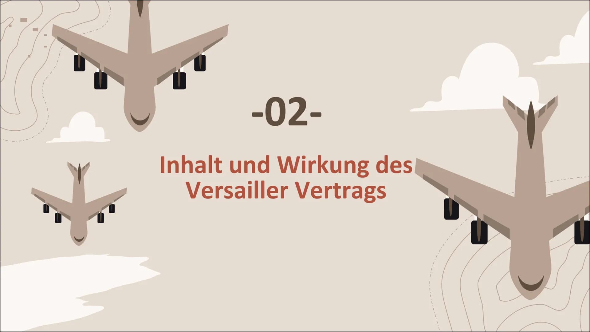 DER VERSAILLER
VERTRAG
Von Emily und Adam Gliederung
-01-
Beendigung des
Ersten Weltkriegs
-03-
Festlegung neuer
Grenzen
-02-
Inhalt und Wir